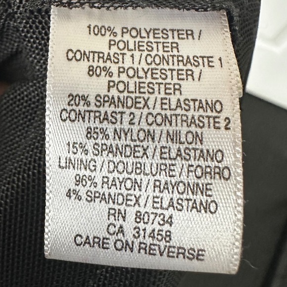 BCBGMAXAZRIA Black Tiered Bandage Strapless Midi Dress Size 4 - Picture 4 of 5